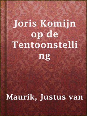 cover image of Joris Komijn op de Tentoonstelling